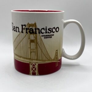 Starbucks Red and White Collector's Mug